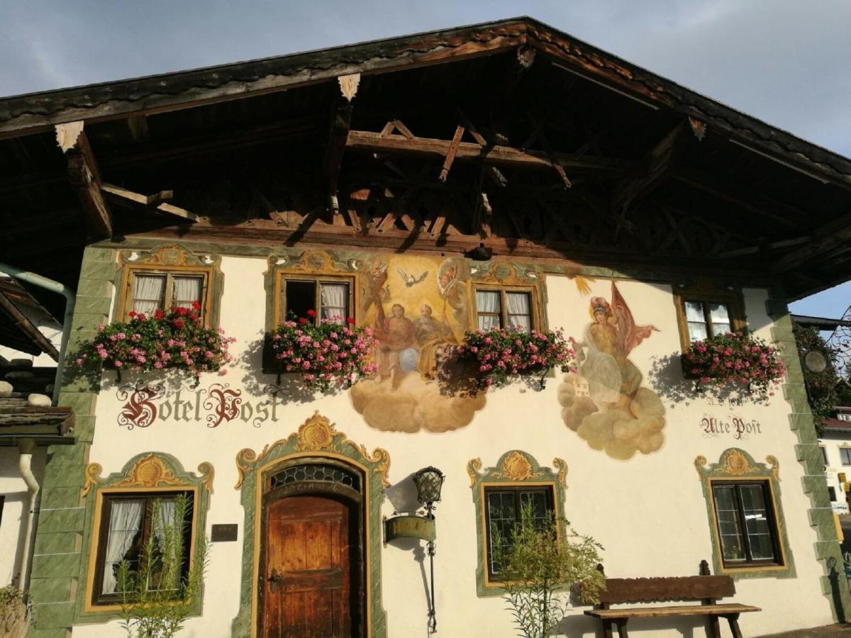 Gasthof & Hotel Zur Post Wallgau Exterior foto